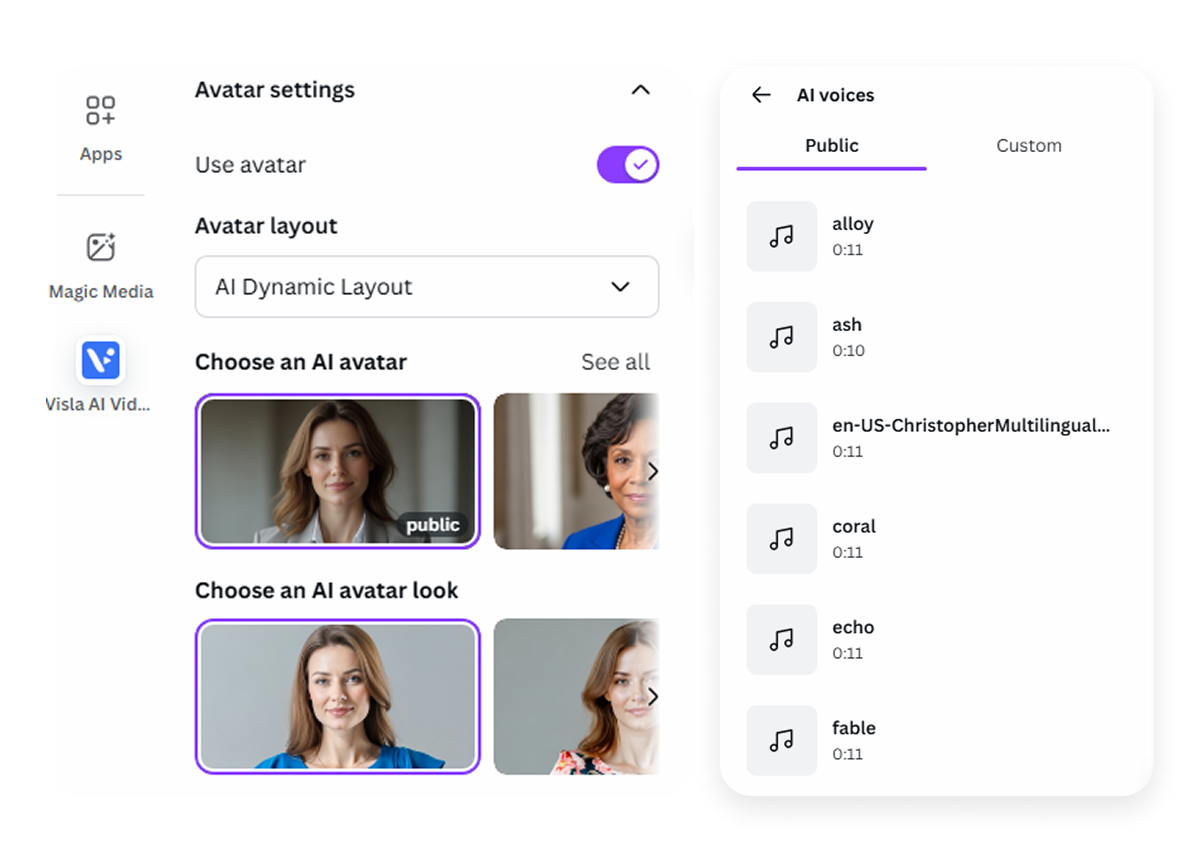 Canva course video maker shown on a laptop with a teacher recording a clear, engaging course video